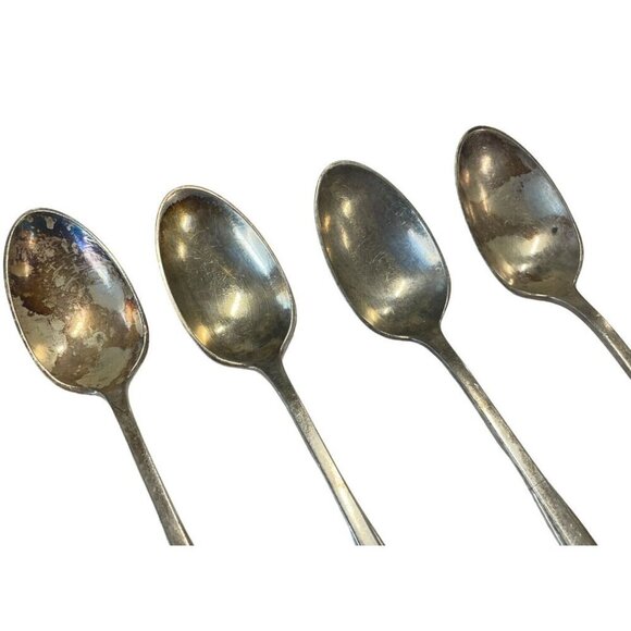 Iced Tea Spoon Remembrance Gorham Silver (Silverplate 1930) Set of 4 - Picture 2 of 6